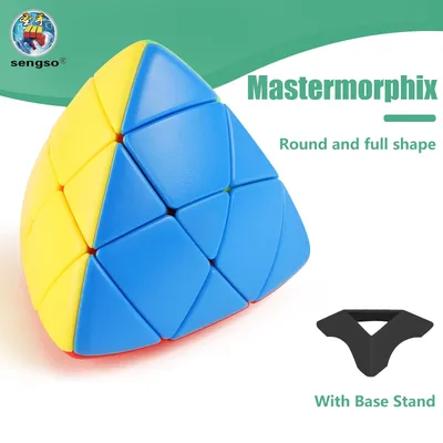SENGSO Zauberwürfel Mastermorphix 3x3 Alien Serie Spezielle Form Zauberwürfel Beruf Puzzle Kinder Image
