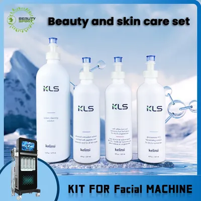 For Hydra Beauty Facial Machine Whole Set 1184ML Beauty Hydra Skin Care Facial Deep Cleaning Liquid Face Serum Solutions