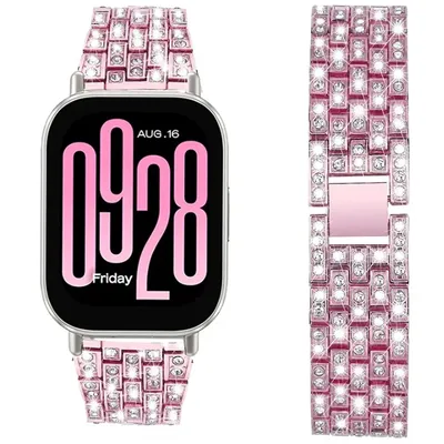 Edelstahl mit Diamant-Armband für Redmi Watch 5 Lite Correa 20 mm 22 mm Armband Redmi Watch 5 Active Image