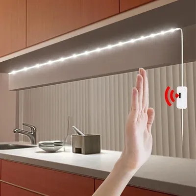 5V USB Motion Backlight LED Light DC Strip Hand Sweep Waving ON OFF Sensor TV Kitchen Under Cabinet Backlight LED Lamp