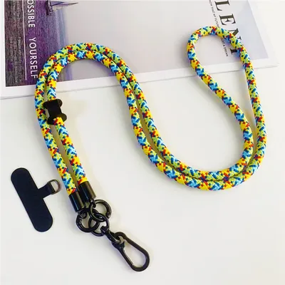 NEW Universal Phone Lanyard Strap 120cm Mobile Phone Hanging Rope Neck Straps Anti-lost Lanyards Cell Phone Accessories