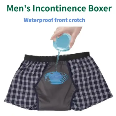 Erwachsene Harn unterwäsche Männer Septum schwere Inkontinenz Prostata postoperative anti-postoperative Leck wasserdichte wasch bare Boxer Image
