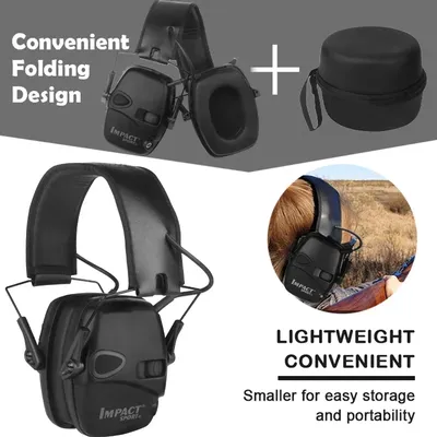 Original Anti-lärm Auswirkungen Sound Verstärkung Elektronische Schießen Ohrenschützer Taktische Jagd Hören Schutzhülle Headset Image