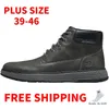 Skechers Männer Stiefel High Top Herren Leder Schuhe Outdoor Wasserdichte Turnschuhe Schnüren
