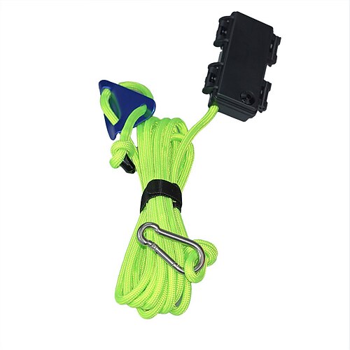 1 corda luminosa da campeggio per esterni, 3 m/5 m/10 m, impermeabile IP66, corda antivento per tenda con 8 modalità di illuminazione, design durevole e vano batteria impermeabile AA.