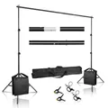 Fondali per fotografia fondali per Studio fotografico fondali per sfondo Chromakey Green Screen Support System Frame Carry Bag Light kit