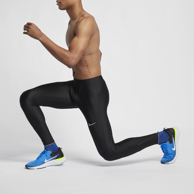Nike Men's Running Tights - Black - Polyester/Elastane