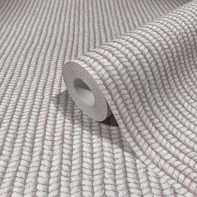 Vliestapete MARBURG "Tapete Organic Form", grau (grau,beige), B:0,53m H:0,01m L:10,05m, Vlies, Tapeten, moderne Vliestapete für Wohnzimmer Schlafzimmer Küche Image