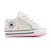Sneaker CONVERSE "CHUCK TAYLOR ALL STAR CRIBSTER", Gr. 18, vintage weiß, weiß, Textil, sportlich, Schuhe, für Babys