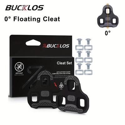 TEMU Bucklos Bike Cleats For Look Keo Road Bicycle - Self-locking, Anti-slip Cycling Shoes For Keo Bike Accessories Image