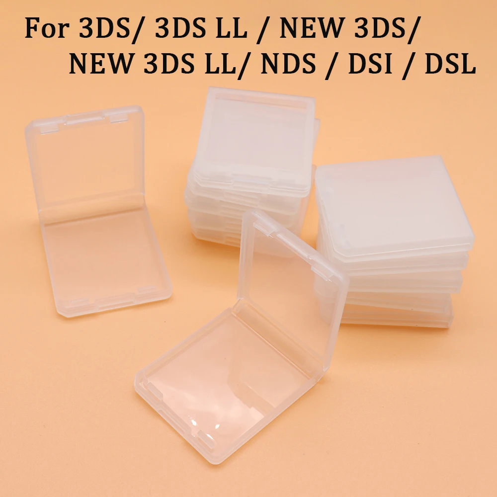 2/5PCS Transparent weiß Spiel Fall Für 3DS DSI DSL für NDSi NDS SD TF MS Spiel Patrone lagerung Box für NDSL für Neue 3DS XL Image
