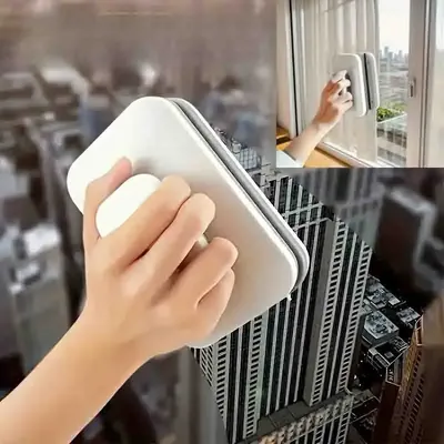 Household Relaxed Portable Glass Cleaner Building Strong Magnetic Window Cleaner Double-Sided Scraping And Cleaning Window Tool
