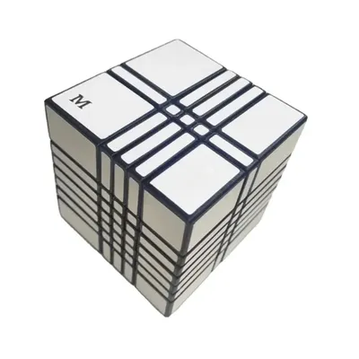 Neuer Mod 3x5x7 Zauberwürfel 3x5x7 Spiegelwürfel Schwarzer Körper mit weißem Aufkleber (Manqube Mod) Image