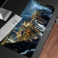 Middle Earth Mouse Pad L-Lords of Rings Computer Desk Mat Gamer Keyboard Mat Stitched Edge Mousepad Cabinet Pc Table Mouse Mats