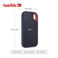 Unità SSD originale SanDisk USB 3.1 USB-C Disco rigido esterno HD 1TB 2TB Disco rigido esterno SSD portatile per laptop Tipo-c