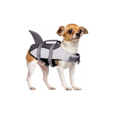 Hai-Rettungsweste für Hunde, Schwimmweste mit Griff und Reflektoren für kleine und große Hunde, Image