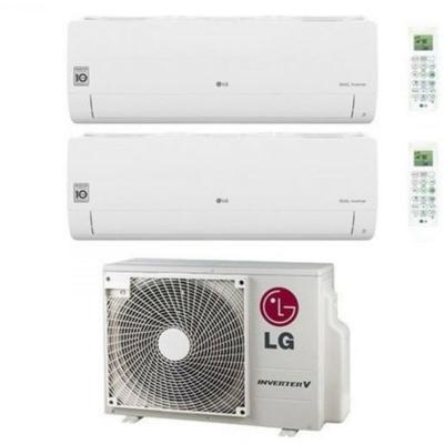 LG - Klimaanlage Dual Split Inverter-Klimaanlage Libero Smart Series 9+12 mit MU2R17 UL0 R-32 Wi-Fi Image