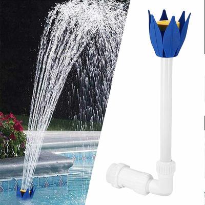 Oberirdischer Schwimmbadbrunnen, Außenpool-Wasserfall, verstellbarer Lotus-Sprinkler, Image