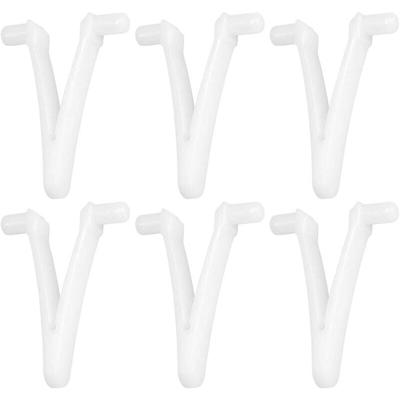 Gotrays - 6 Stück V-Clips für Poolbürsten, Laubrechen, Laubsaugerköpfe zur Poolreinigung (Größe: 5 Image