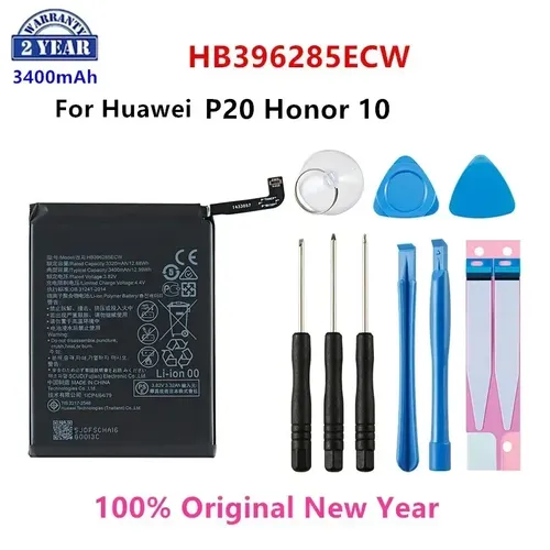 100% Original HB396285ECW 3400mAh Batterie Pour Huawei P20 Honor 10 COL-AL00 COL-AL10 COL-TL00 COL-TL10 COL-L29 + Outils
