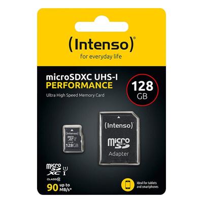 Intenso - microSDXC Card 128GB, Performance, Class 10, U1