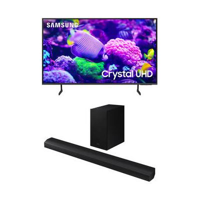 Samsung DU7200 Series 75" 4K HDR Smart LED TV & HW-B750D 5.1-Channel Soundbar Syste UN75DU7200FXZA