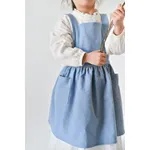 Tablier en coton pour enfants, robe parent-enfant, bébé, enfants, cuisson, bricolage, jupe solide,
