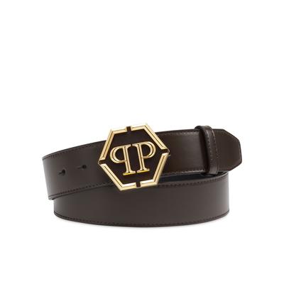 Leather Belt Hexagon Image
