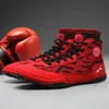 Hohe Qualität Rote Boxen Stiefel Mann Größe 35-46 Atmungsaktive Wrestling Schuhe Männer Frauen