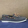 SEBAGO HANDGEMACHTE HERREN HOMME DOCKSIDES PORTLAND SCHUHE – PREMIUM ECHTES LEDER BOOTSCHUHE LOAFERS FLATTE AB036