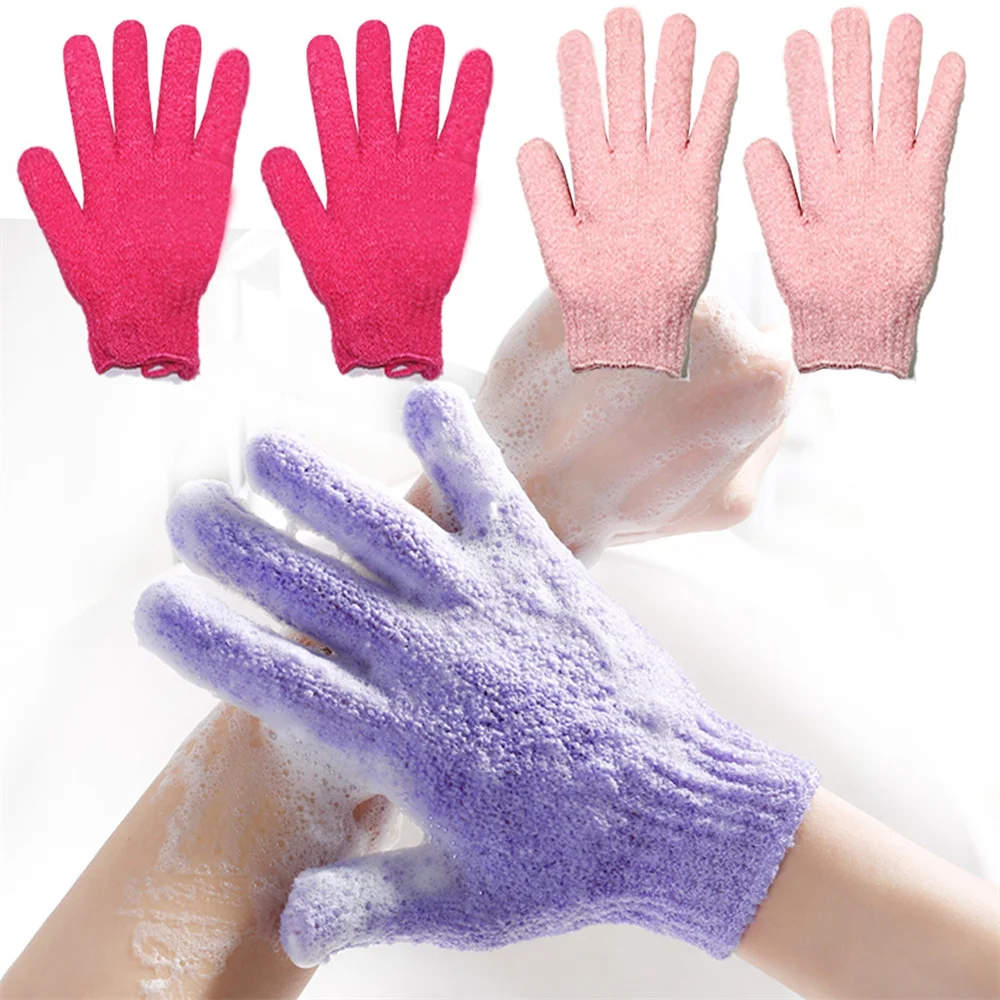 2 Stück Bade handschuhe Peeling Dusche tiefes Peeling Körper peeling Dusche Scrub ber Dusche Peeling Handschuhe Frauen Männer Körper sauber