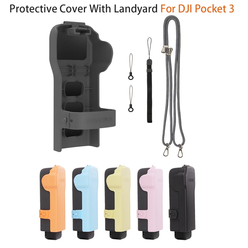 Für DJI Osmo Pocket 3 Schutzhülle Fall Shell Kamera Objektiv Screen Protector Anti-herbst für DJI Pocket 3 Gimbal zubehör Image