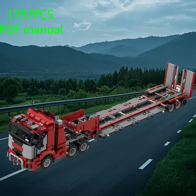MOC 1797PCS L350F Radlader LKW 42078 D Modell Heavy Duty Bausteine Set DIY Bau Fahrzeug Geschenk für Erwachsene Kinder Image