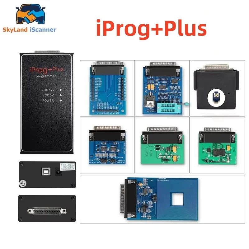IPROG+ PLUS V777 Volladapter Schlüsselprogrammierer Werkzeugunterstützung IMMO Carprog/Digiprog Kostenloser Versand Professionell Image