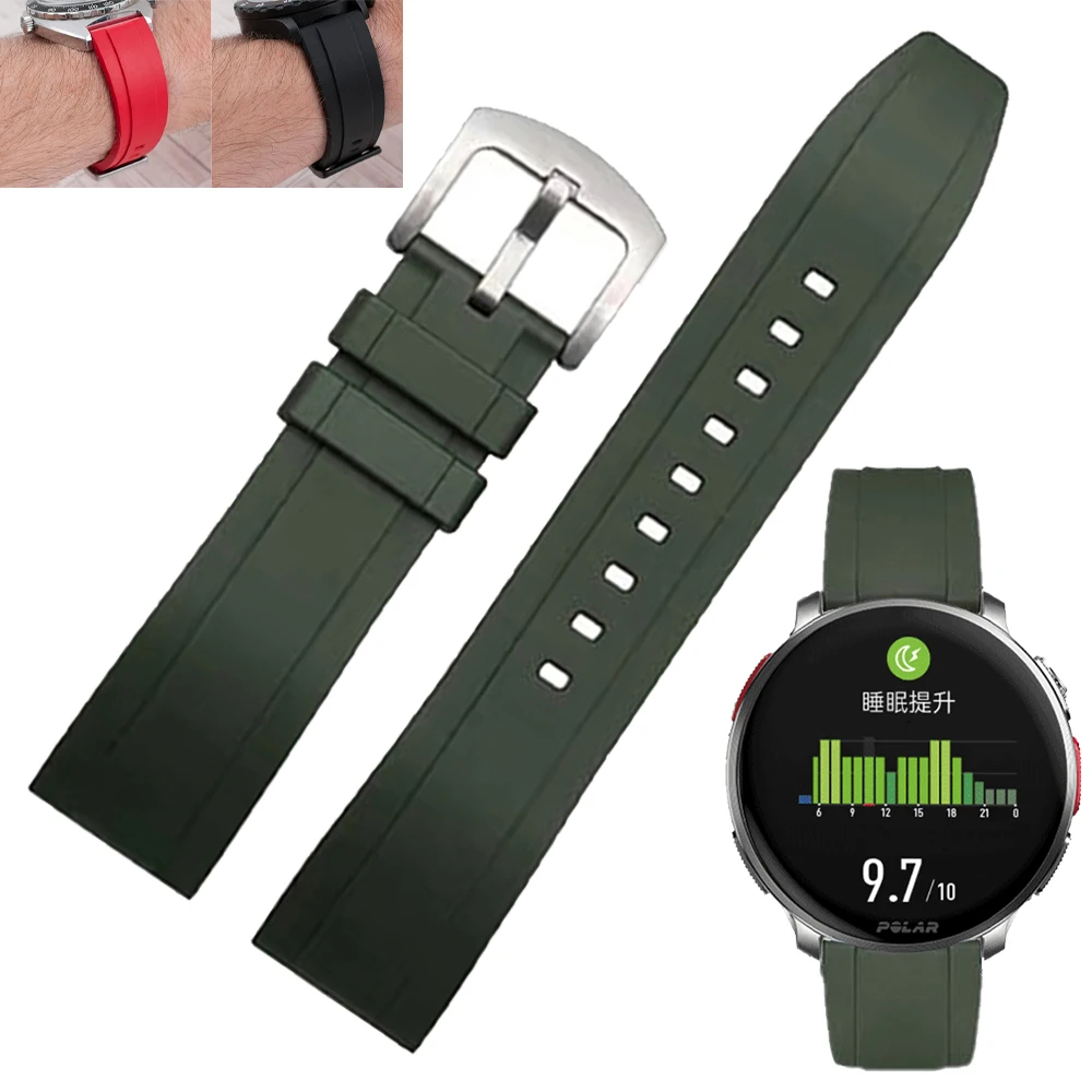 Ersatzarmband für POLAR IGNITE 3 2 Armband 20 mm 22 mm Silikonband VANTAGE V3 V2 M2 M/UNITE/GRIT X Pro/Pacer Uhrenarmband Image