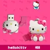 Kawaii 4G 3D Hello Kitty USB-Laufwerk Dekoration Niedlicher japanischer Charme Ästhetisches rosa Hello Kitty USB-Laufwerk Geburtstagsgeschenk