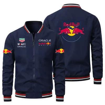 2025 New Red Bull Print Racing Team Official Website Racing Jacket Outdoor Sportswear Adult and