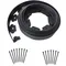 5M Fixed Garden Barrier Lawn Grass Plastic Edging Border Landscape Edging Garden Edge Kit With 15