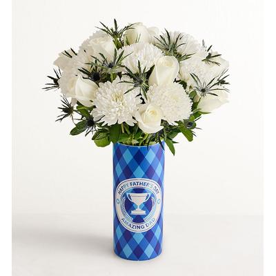 1-800-Flowers Flower Delivery Amazing Dad Mixed Bouquet White Mixed Bouquet W/ Amazing Dad Vase