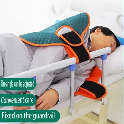TEMU Adjustable Side-sleeping Support Cushion For Elderly And Disabled - Breathable Microfiber, Adjustable, Ideal For Rehabilitation And Care, Care Support Cushion|adjustable Support|easy Closure Image