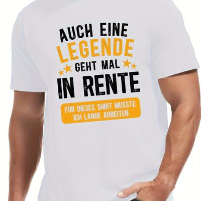 TEMU Cool Short-sleeved Men's T-shirt For Summer Image