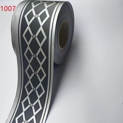 TEMU Black Diamond Pattern Adhesive Wall Baseboard Trim - Self-adhesive Vinyl Decor For Home, Bathroom, And Mirror Edges, Easy To Apply, Decorative Wall Trim | Modern Wall Decor | , Wall Decorations Image