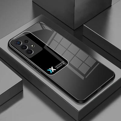 TEMU Tempered Glass Case With A And A Gradient Pattern A13, A33, A42, A52s, And A71 5g. Image