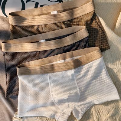 TEMU A Set Of 3 Stylish And Comfortable Men's Boxers, Designed For With A . Image