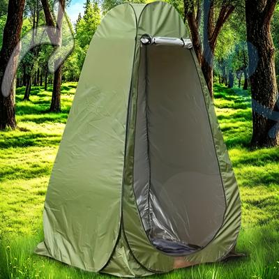 TEMU 1pc Folding Privacy Tent｜ Camping Changing Shelter｜fully Enclosed Zipper Design｜rv Toilet Specific Image