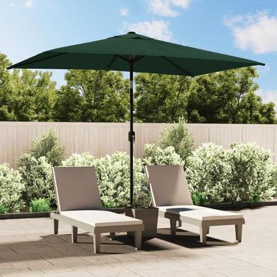 TEMU Sun Umbrella 200x300 Cm Green Rectangular Image