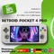 Retroid Pocket 4 Pro Handheld Video Game console 4.7 Inch 8G+128GB RP4 Android 13 WiFi 6.0 512G PSP