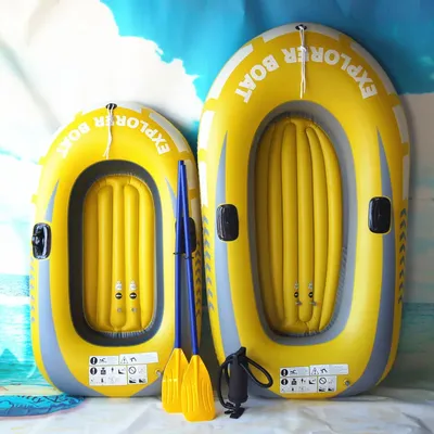 Small PVC water leisure inflatable boat inflatable boat 2-person inflatable fishing boat drifting boat