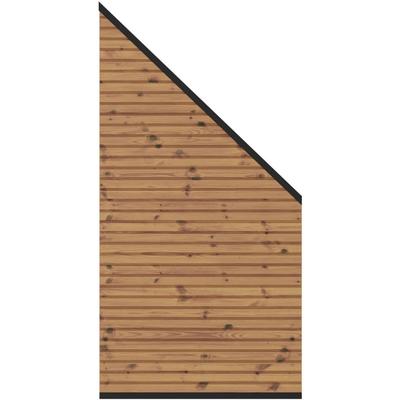 TraumGarten Sichtschutzzaun SYSTEM NEO Thermo-Holz Zaun-Anschluss-Set Image