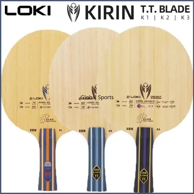 Original LOKI Kirin K3 Tischtennis Klinge Offensive Entry Ping Pong Klinge 5 + 2 Schichten Basis Board FL Grip Loki Klinge Schläger Image